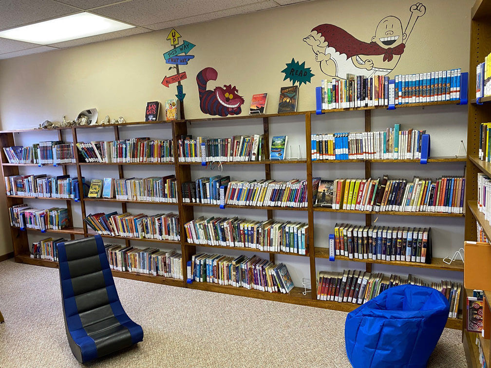 Children's section of the Newell Library